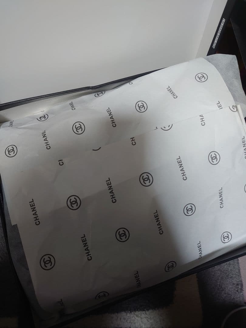 遊活のHANA☆新品シャネルラバーブーツ長靴レインブーツブラック