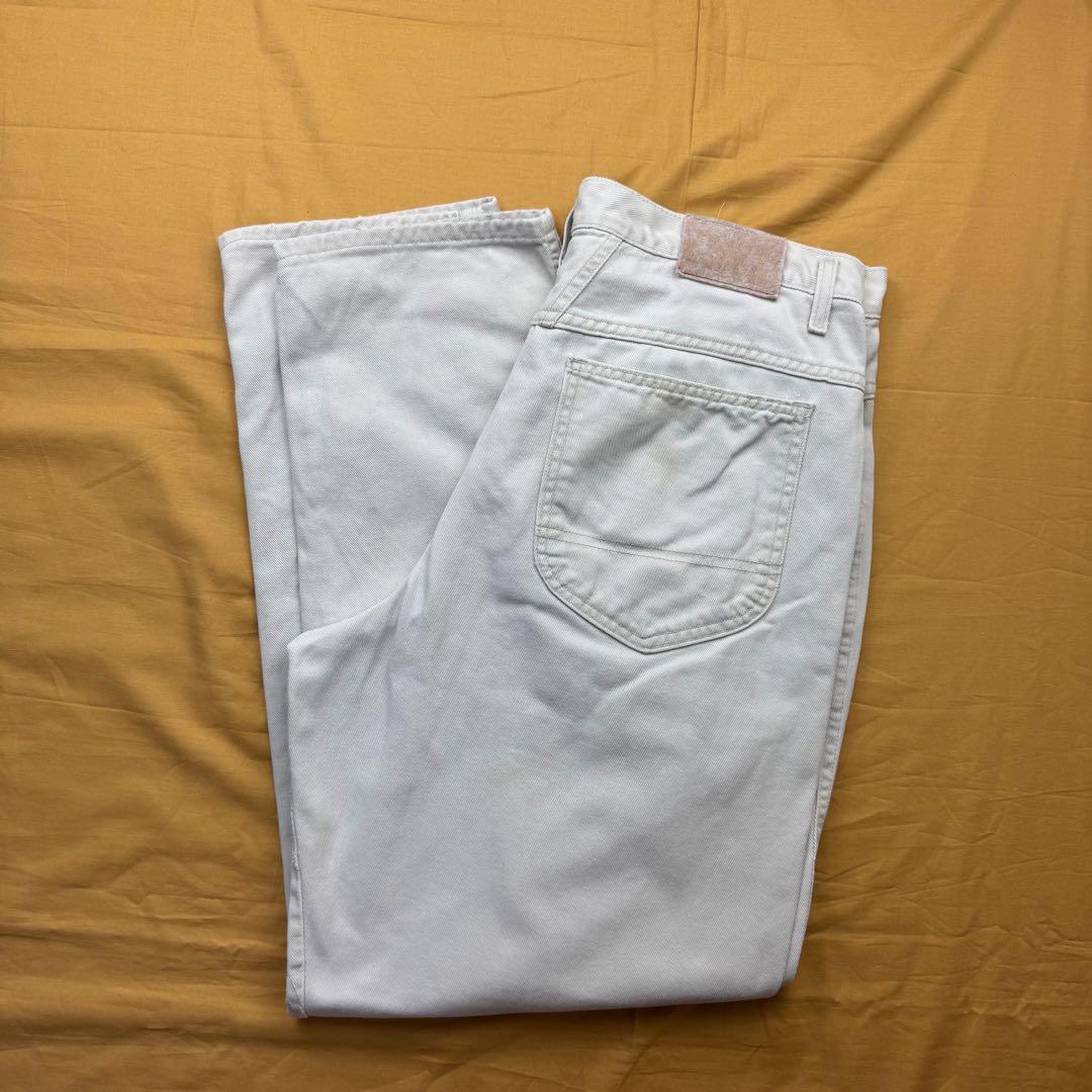 マリテフランソワジルボー デニム ホワイト 生成り W34 hiphop