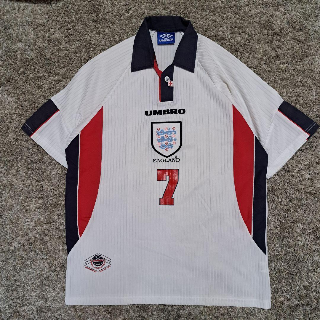 アンブロ 1998 イングランド代表 ナンバリング ゲームシャツ ベッカム