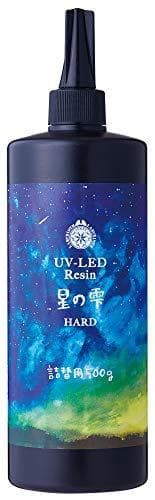 星の雫　レジン液　UV/LED硬化　500g×2本　透明／ハード　全国送料無料