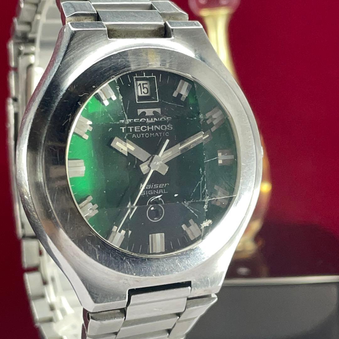 レア希少 70s TECHNOS Kaiser SIGNAL 純正ベルト 腕時計 - メルカリ