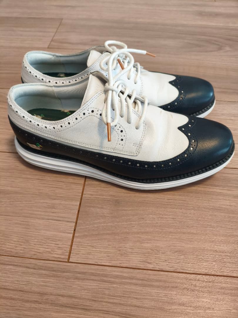 COLE HAAN ゴルフシューズ ホワイト/ネイビー
