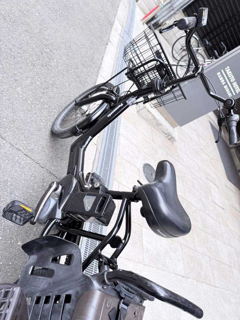 大阪府　パナソニック　 電動アシスト自転車 チャイルドシート付き