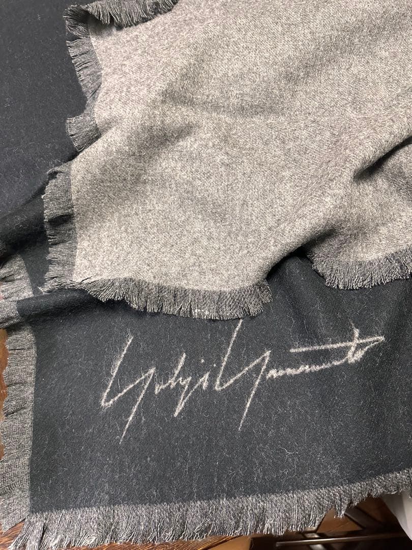 yohji yamamoto ウールブランケット　25-26 aw