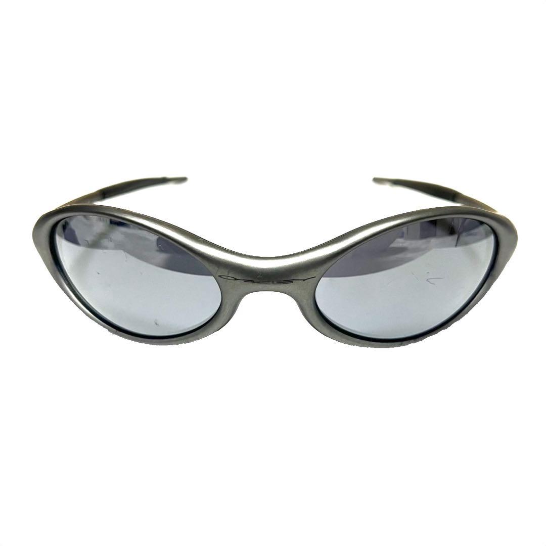 90s oakley eye jacket シルバー　グレー　archive