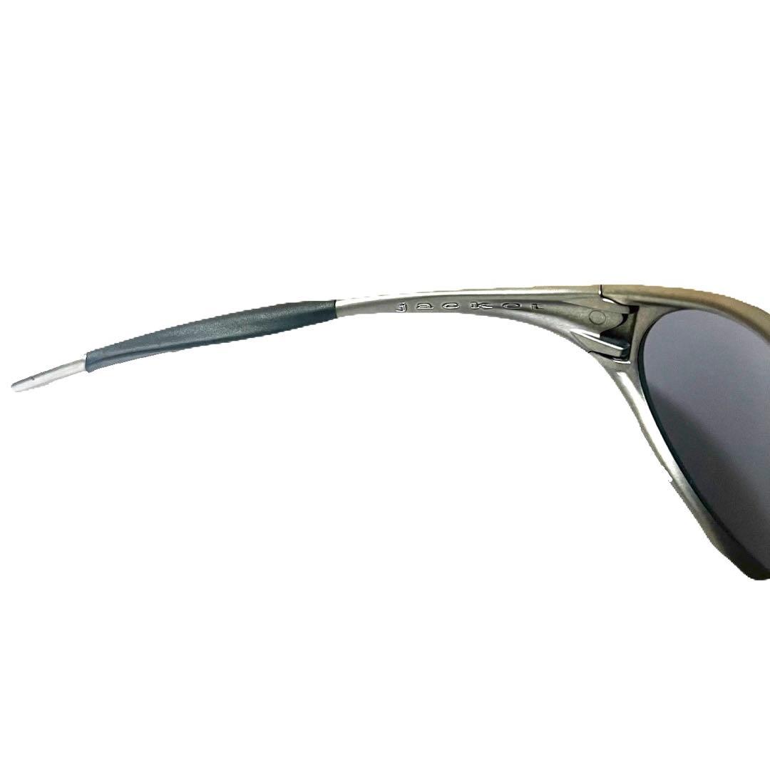 90s oakley eye jacket シルバー　グレー　archive