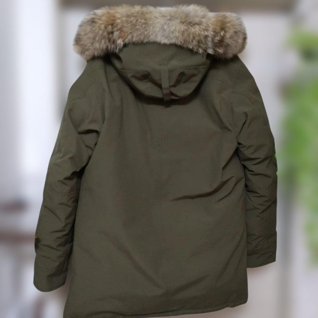 カナダグース/シャトー　ブラックレーベル/ミリタリーグリーン　L