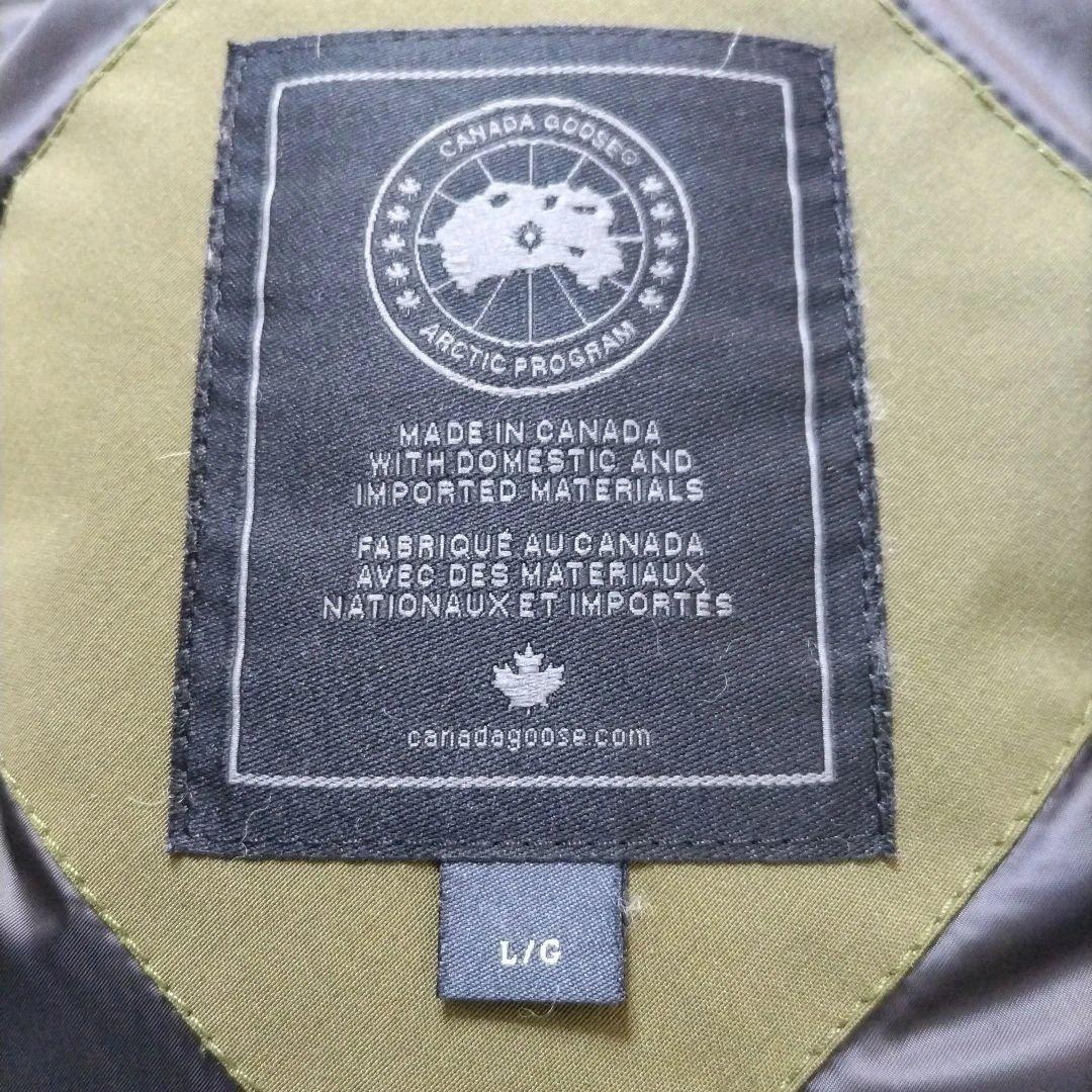 カナダグース/シャトー　ブラックレーベル/ミリタリーグリーン　L