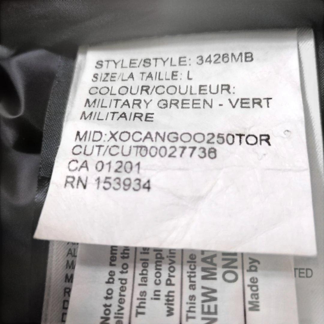 カナダグース/シャトー　ブラックレーベル/ミリタリーグリーン　L