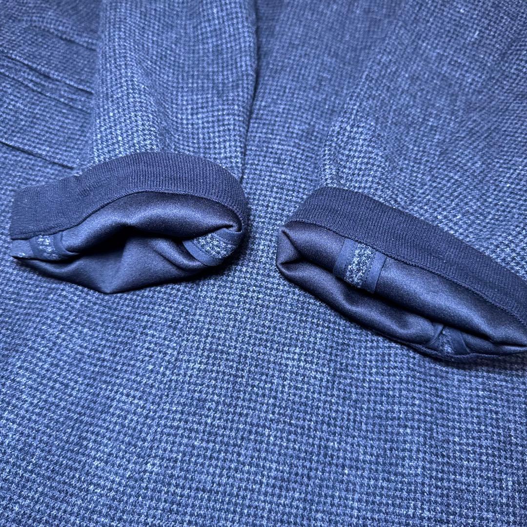 ☆【美品】FRED PERRY グレンチェック ロングコート M タータン裏地☆