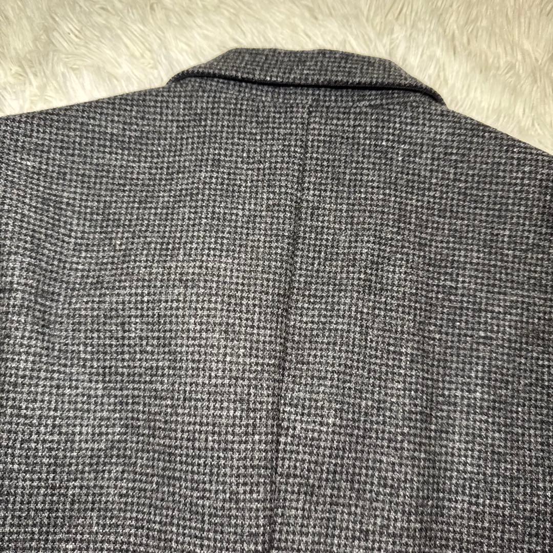 ☆【美品】FRED PERRY グレンチェック ロングコート M タータン裏地☆