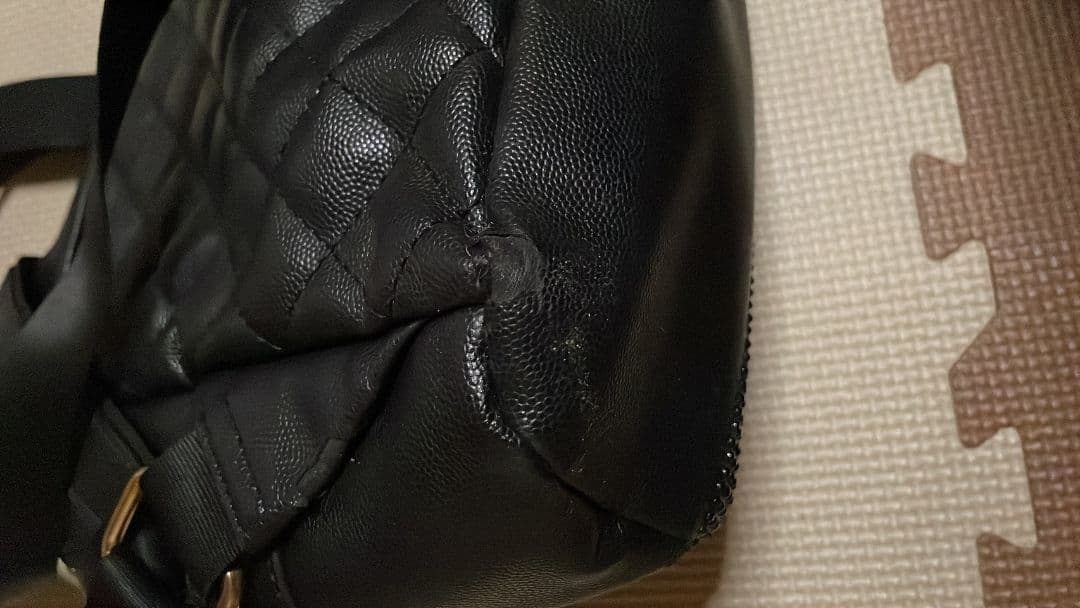 値下げ不可‼️CHANEL リュック レザー ブラック ノベルティ