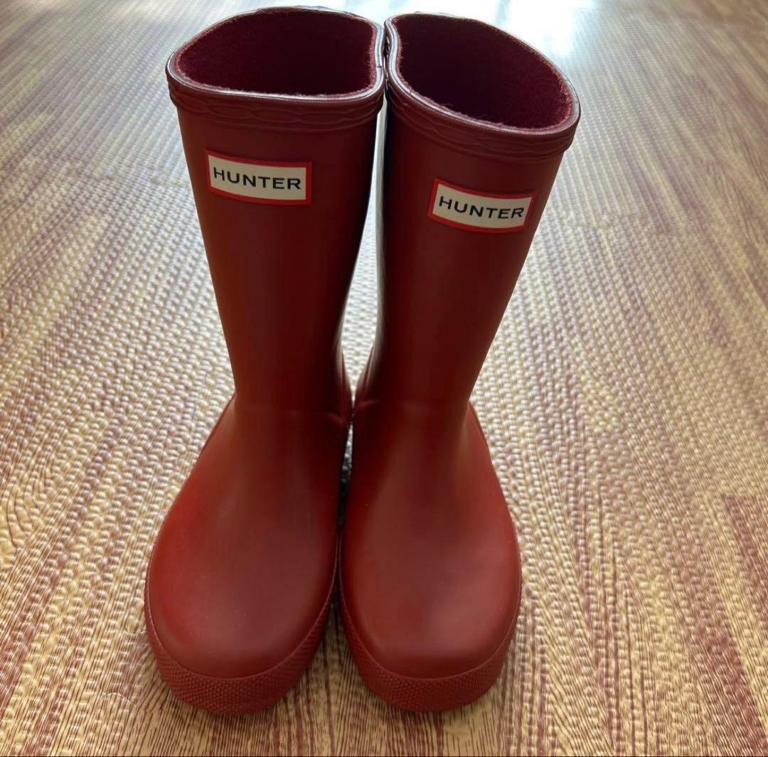 HUNTER 長靴 レッド 10サイズ - メルカリ