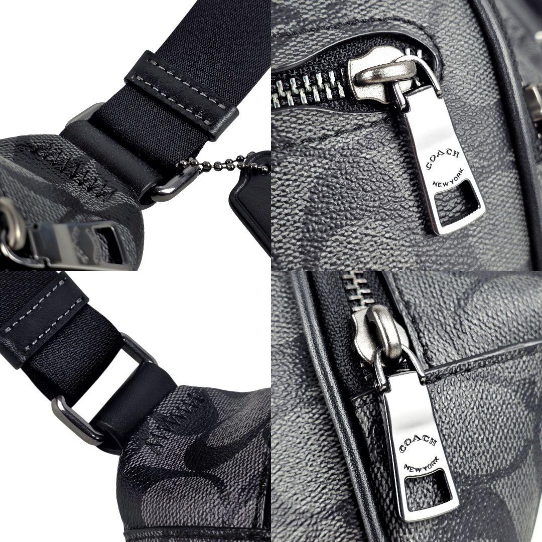 未使用 コーチ COACH シグネチャー エリアス ボディバッグ ベルトバッグ