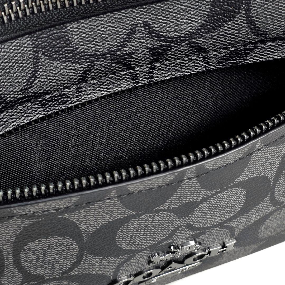 未使用 コーチ COACH シグネチャー エリアス ボディバッグ ベルトバッグ