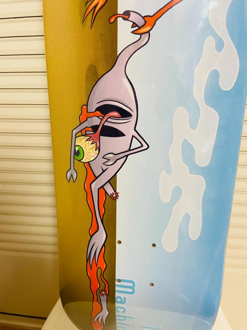 台湾製無地黒デッキテープ付き TOY MACHINEトイマシーン8.25デッキ