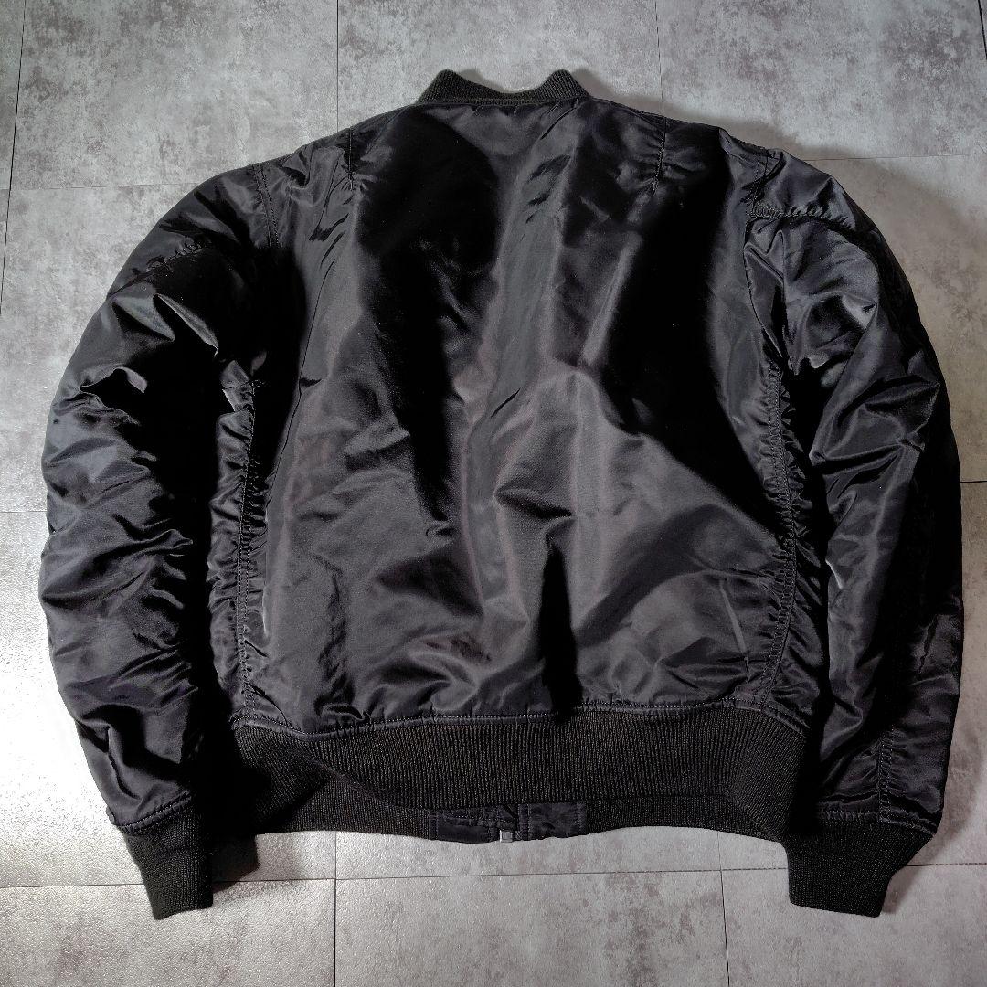 美品✨アヴィレックス　 MA-1 フライトジャケット　リバーシブル　黒　L