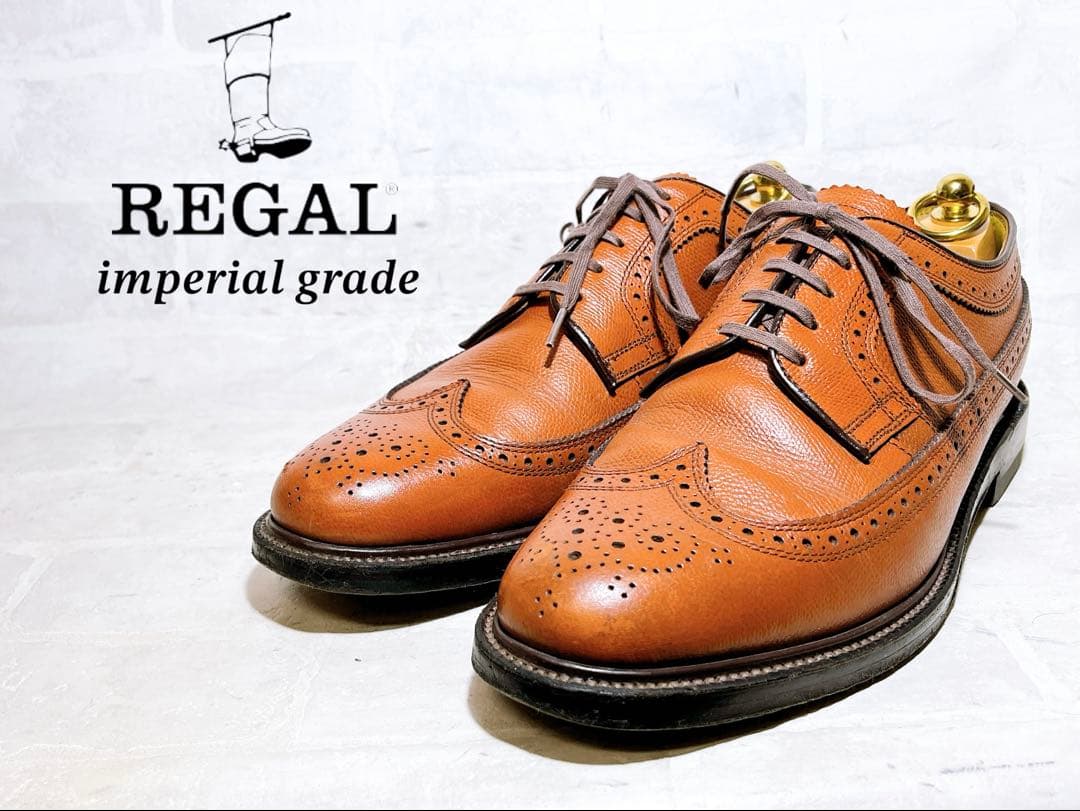 美品】REGAL imperial grade ウィングチップ 26EEcm - メルカリ