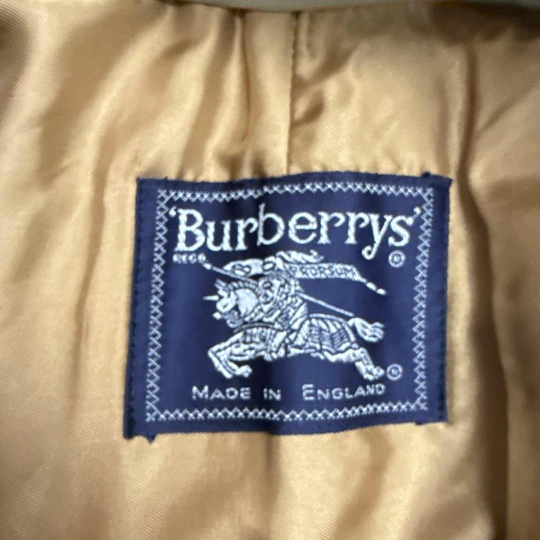 バーバリー　ステンカラーコート　イギリス本国購入品　Mサイズ相当