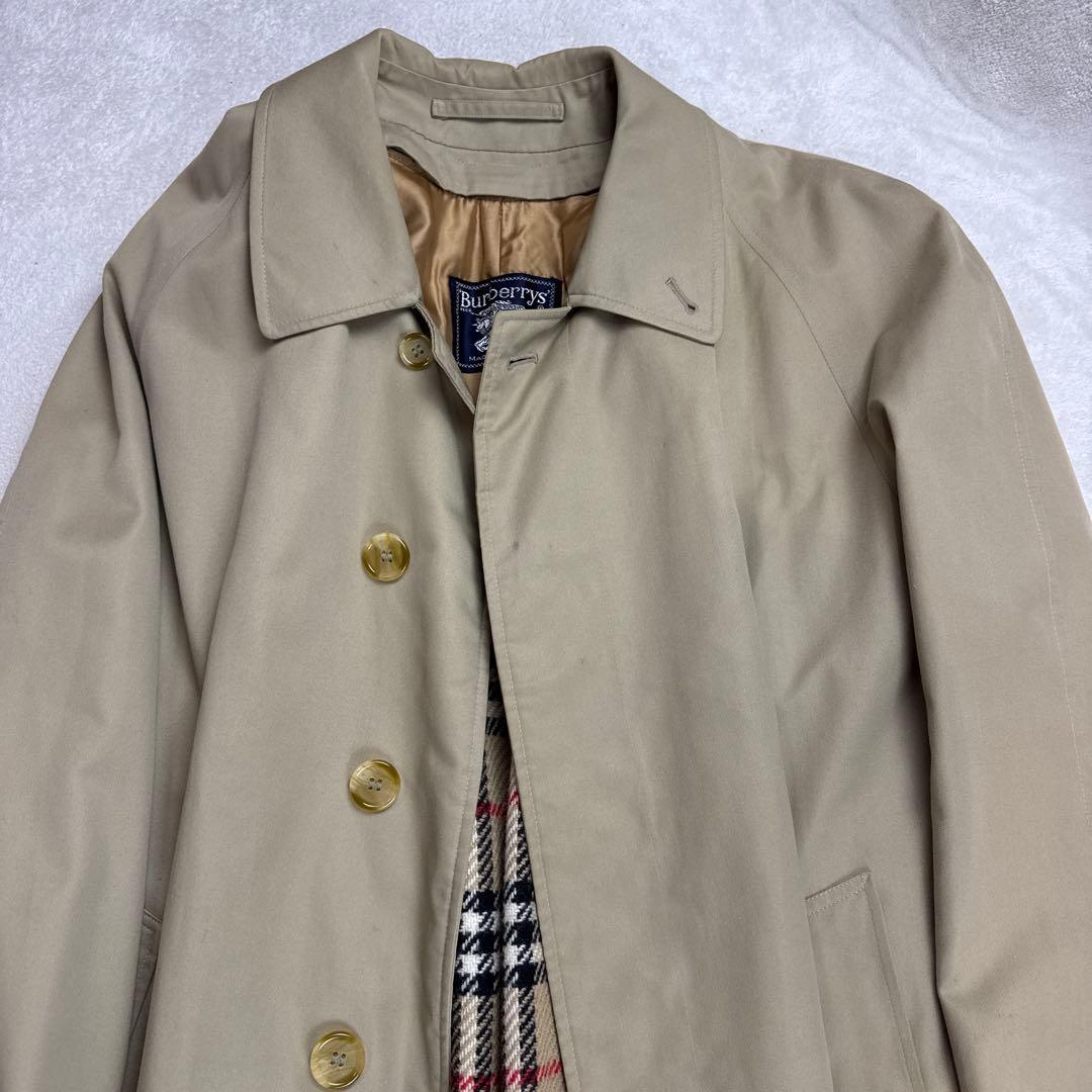 バーバリー　ステンカラーコート　イギリス本国購入品　Mサイズ相当