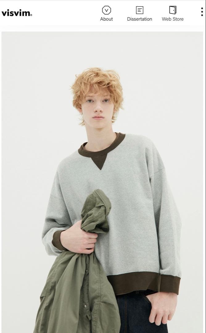 visvim JUMBO SB SWEAT L/S 伊勢丹 新品未使用おまけ付き