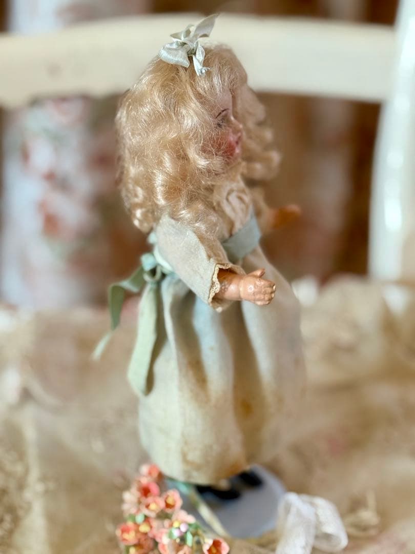 アンティーク　ミニョネット　ミレット　ドール　布花セット