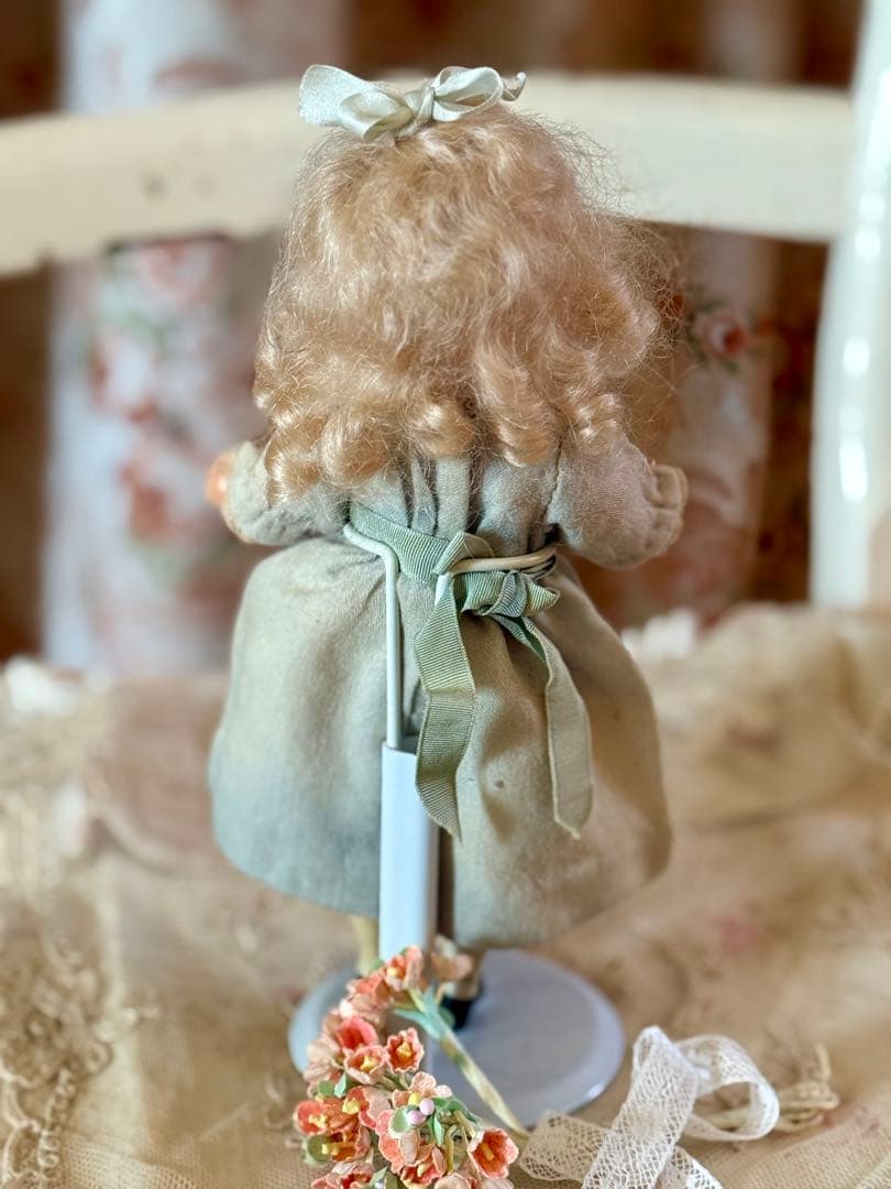 アンティーク　ミニョネット　ミレット　ドール　布花セット