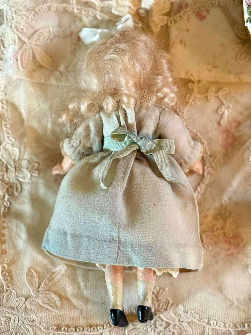 アンティーク　ミニョネット　ミレット　ドール　布花セット