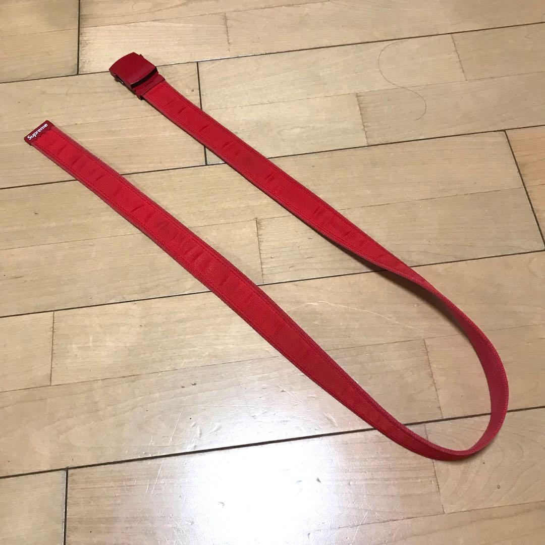 Supreme 2010SS Web Belt Red 赤 ベルト ガチャベルト - メルカリ