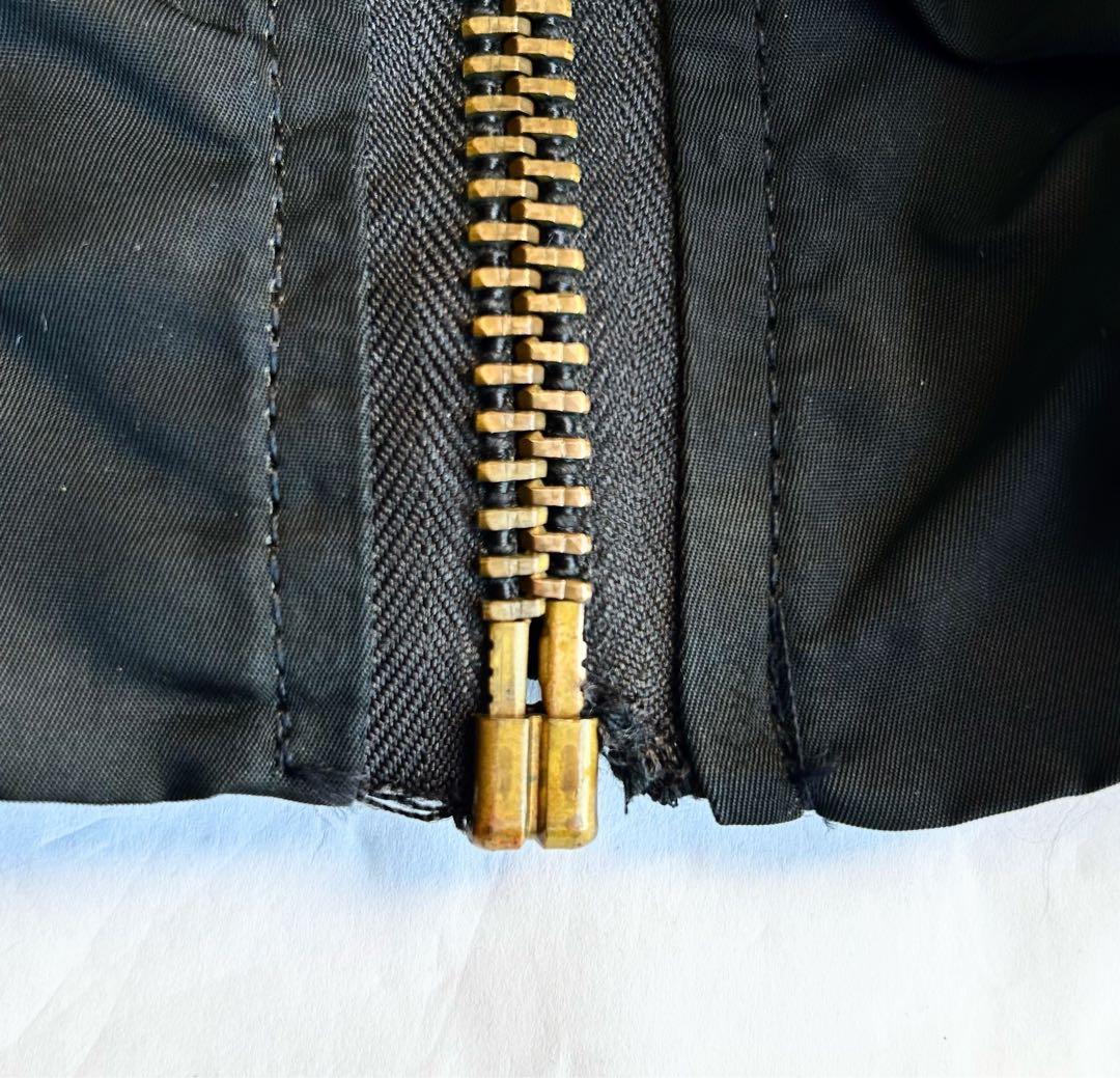 Vintage 90’s Alpha MA-1 黒レアXLサイズ USA製