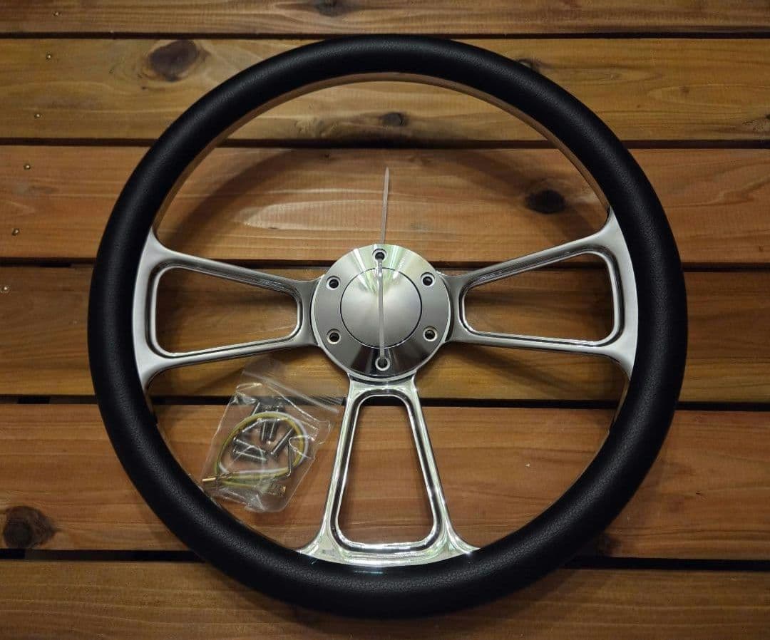 即日発送！新品未使用！ビレットステアリング 350mmピッチ70！ - メルカリ