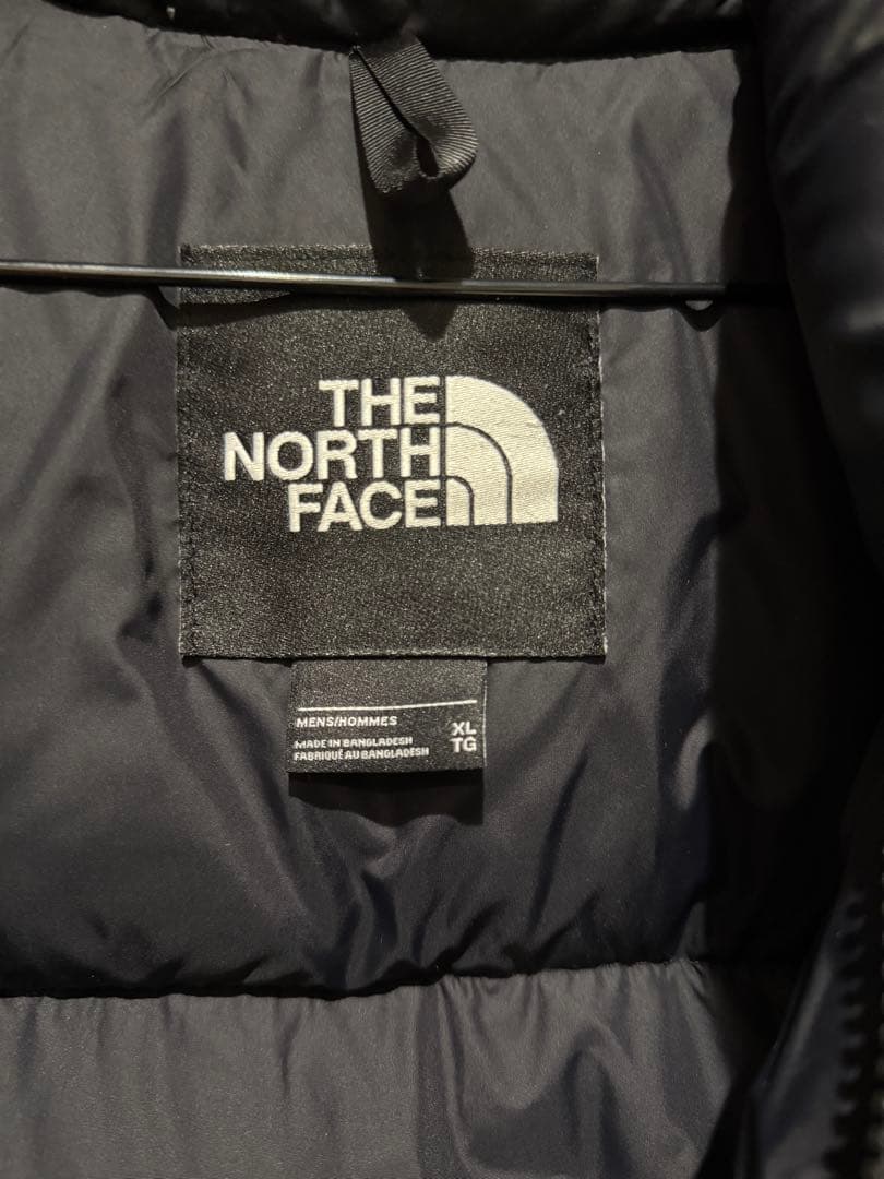 THE NORTH FACE 700ヌプシダウンジャケット 黒×クラシックカーキ