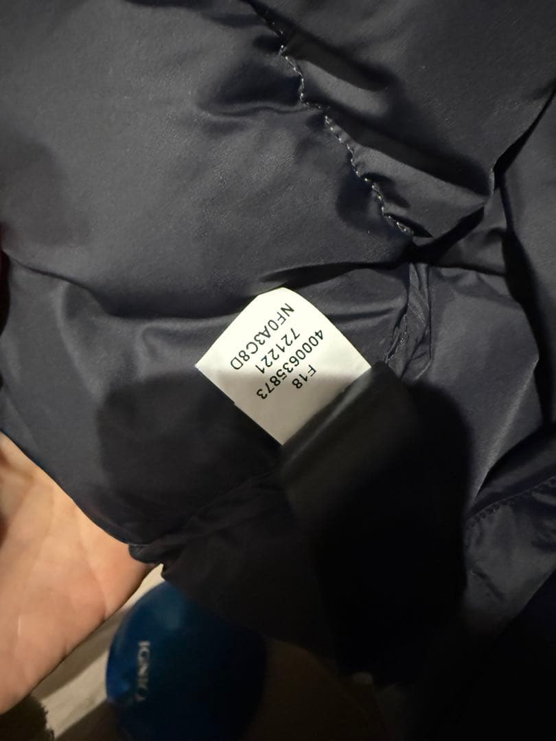 THE NORTH FACE 700ヌプシダウンジャケット 黒×クラシックカーキ