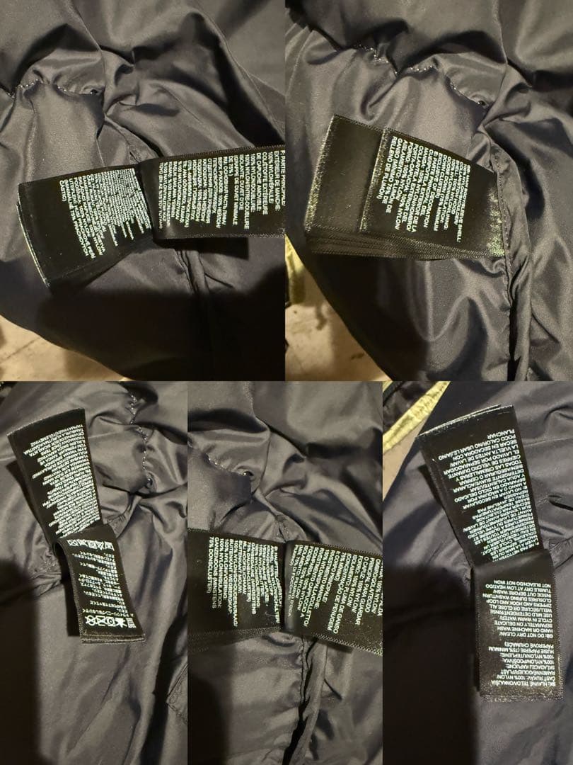 THE NORTH FACE 700ヌプシダウンジャケット 黒×クラシックカーキ