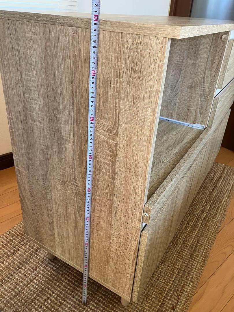 【組立て不要！設置込み】食器棚 レンジ台 LOWYA ロウヤ シンプル 北欧