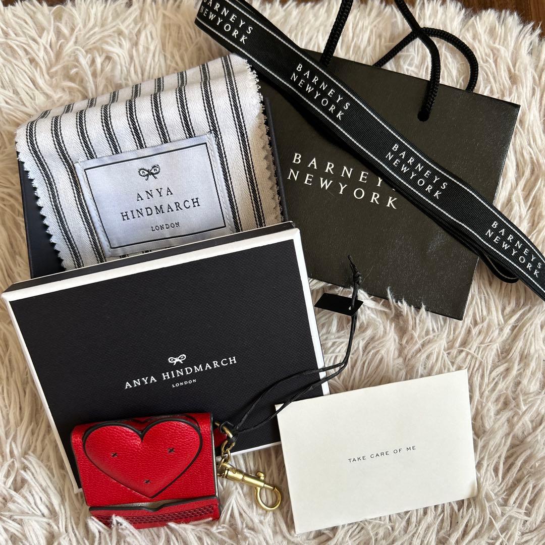 新品 ANYA HINDMARCH Match Book Heart キーケース