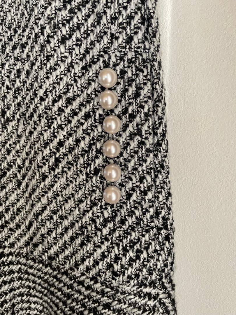 美品☆Apuweiser-riche ツイードペプラムミニワンピース　M