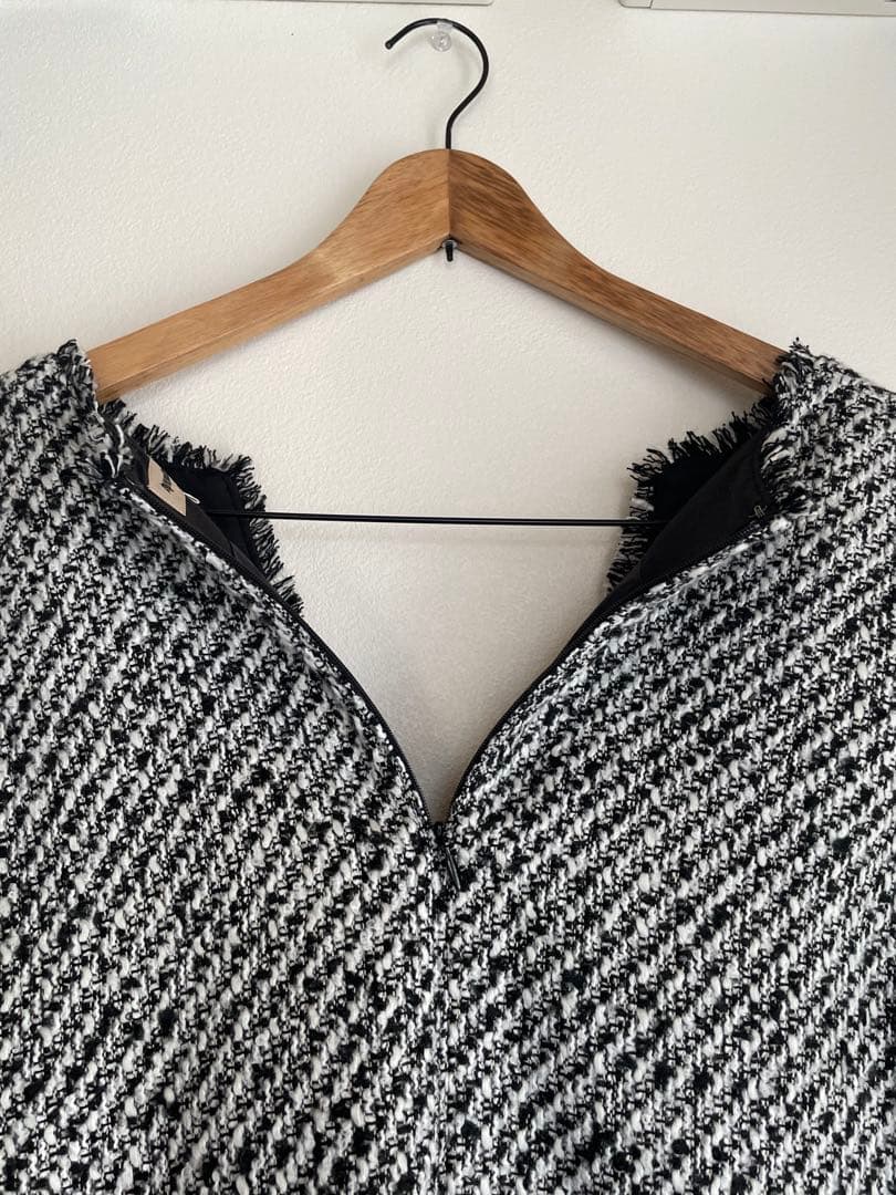 美品☆Apuweiser-riche ツイードペプラムミニワンピース　M