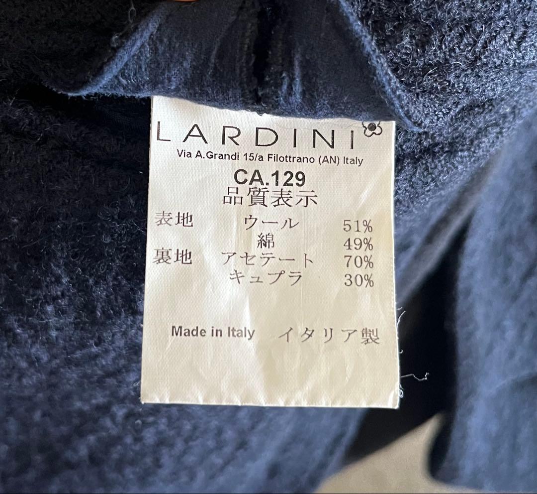 LARDINI《ラルディーニ》チェスターコート　ダークネイビー　サイズ46