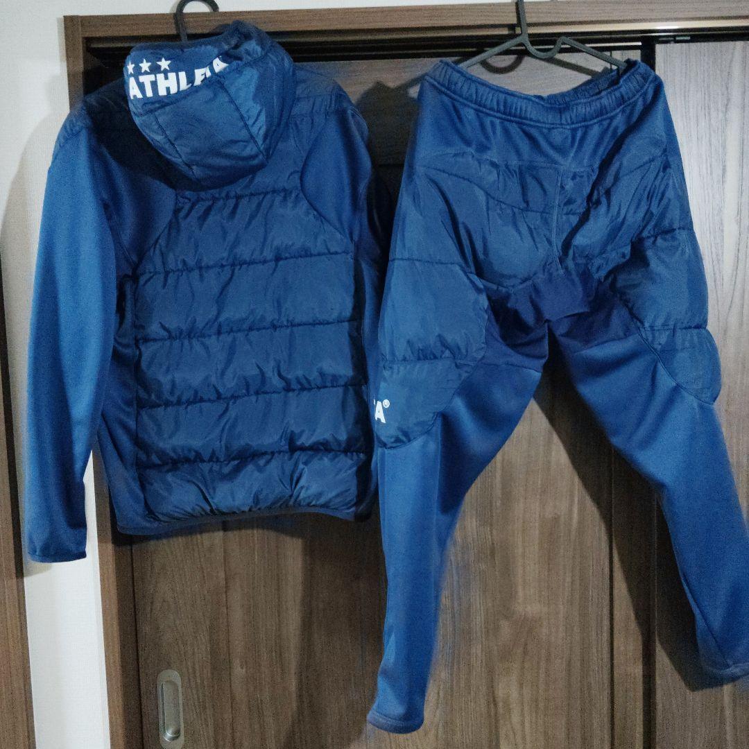 ATHLETA アスレタ 中綿ダウンジャケット セットアップ 上M　下О