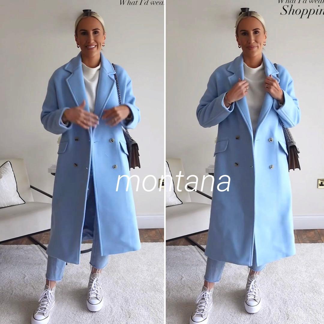 新品 2023aw ZARA manteco ウール オーバーサイズ コート L - メルカリ