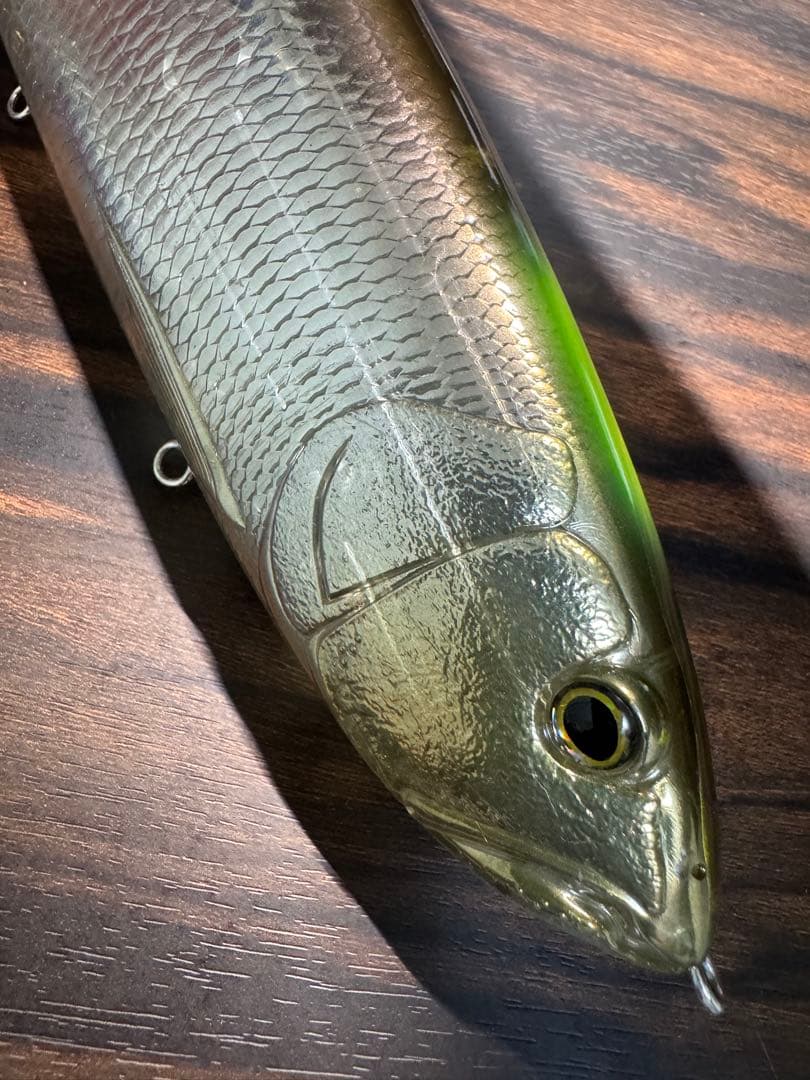 ギラギラコウゲキ ハーフミラーワカサギ スペアテール、新品フック付き