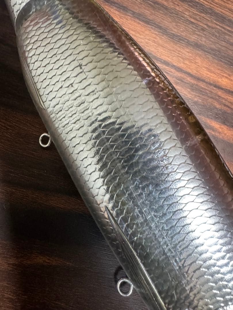 ギラギラコウゲキ ハーフミラーワカサギ スペアテール、新品フック付き