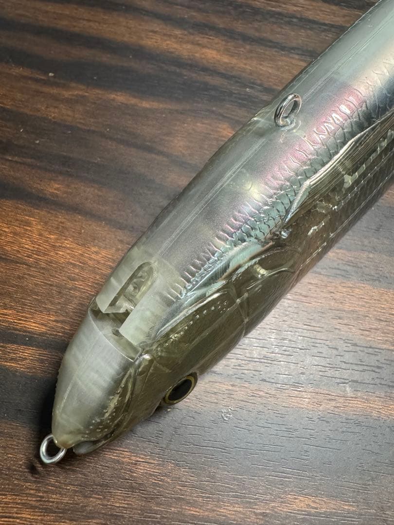 ギラギラコウゲキ ハーフミラーワカサギ スペアテール、新品フック付き