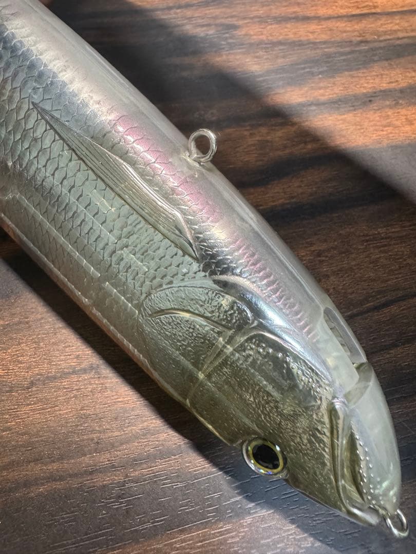 ギラギラコウゲキ ハーフミラーワカサギ スペアテール、新品フック付き