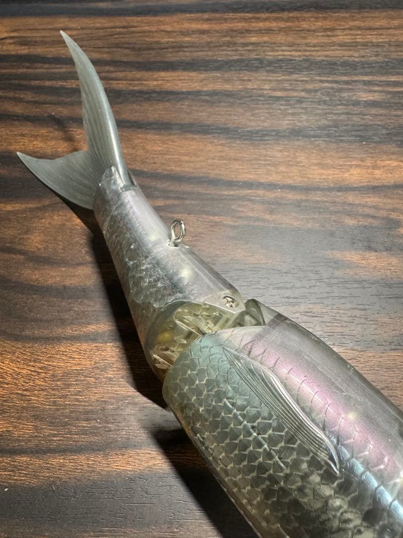 ギラギラコウゲキ ハーフミラーワカサギ スペアテール、新品フック付き