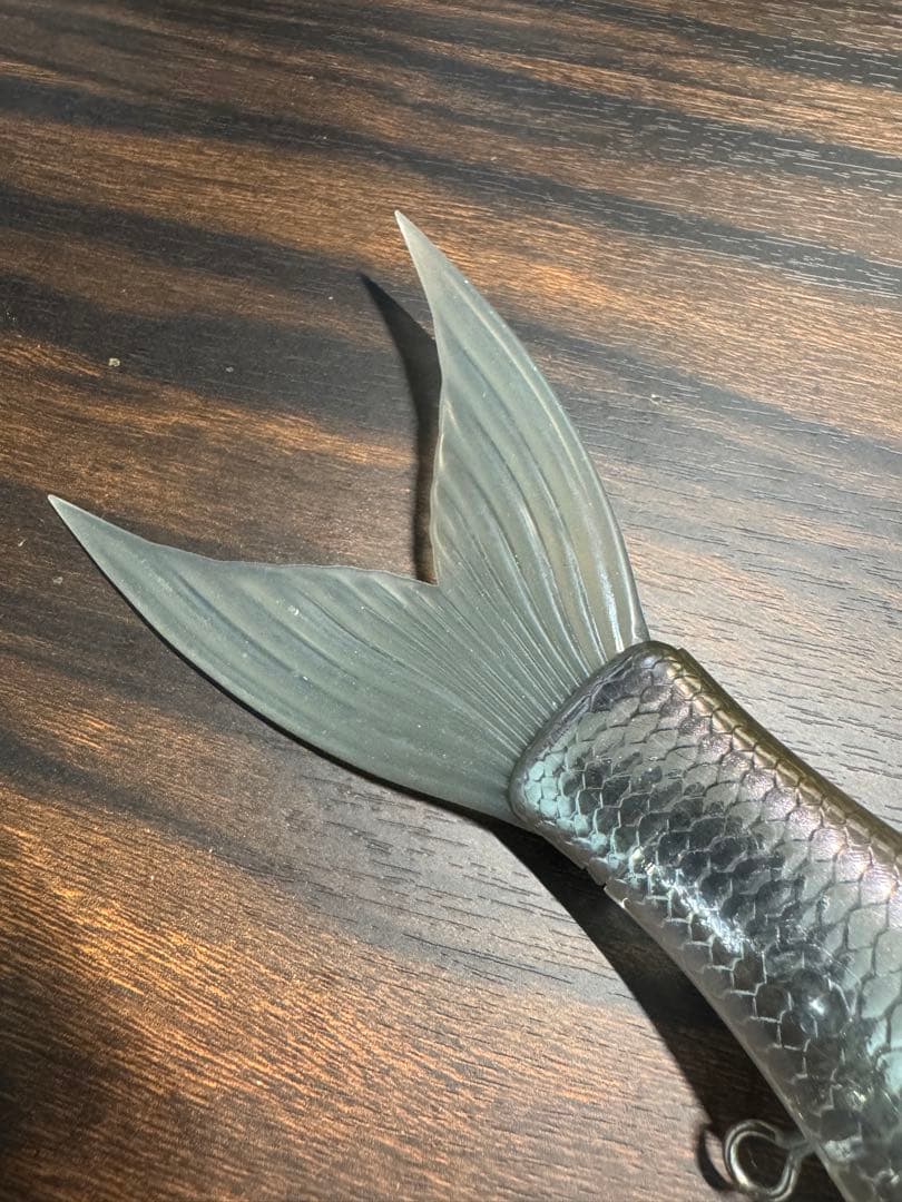 ギラギラコウゲキ ハーフミラーワカサギ スペアテール、新品フック付き