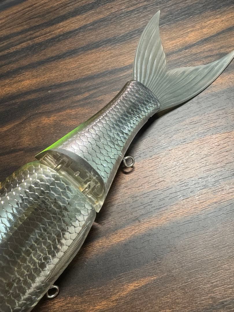 ギラギラコウゲキ ハーフミラーワカサギ スペアテール、新品フック付き