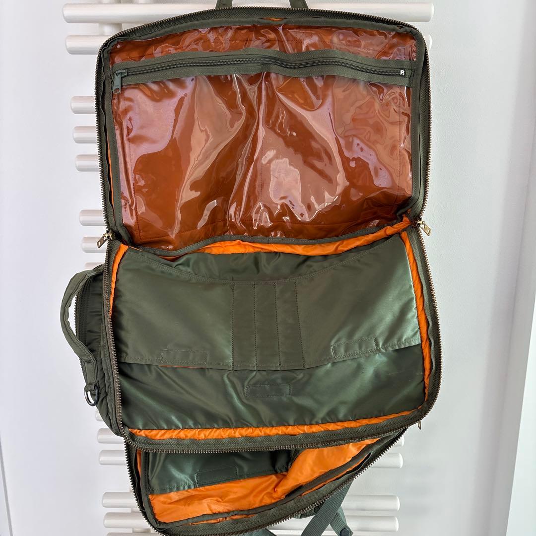 廃盤 【ポーター】 タンカー ビジネスバッグ 3way 大容量 セージグリーン