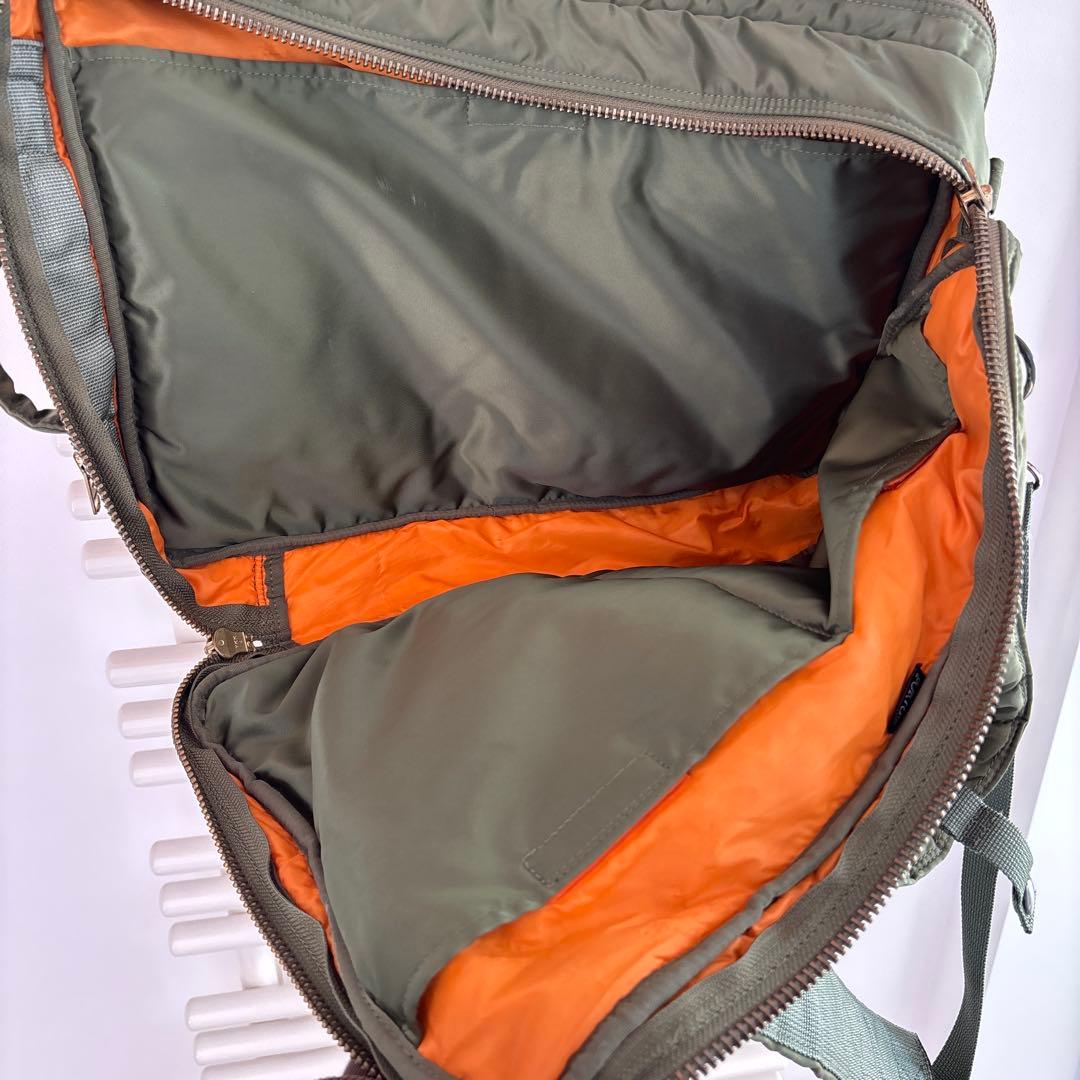 廃盤 【ポーター】 タンカー ビジネスバッグ 3way 大容量 セージグリーン